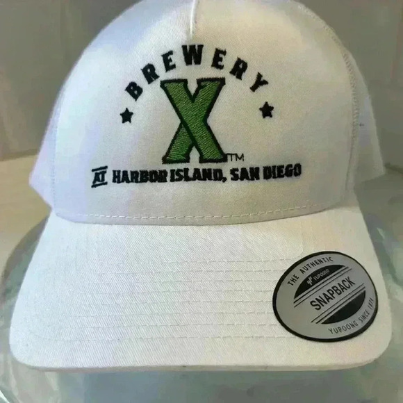 Brewery X SnapBack White Trucker Hat - Picture 3 of 8